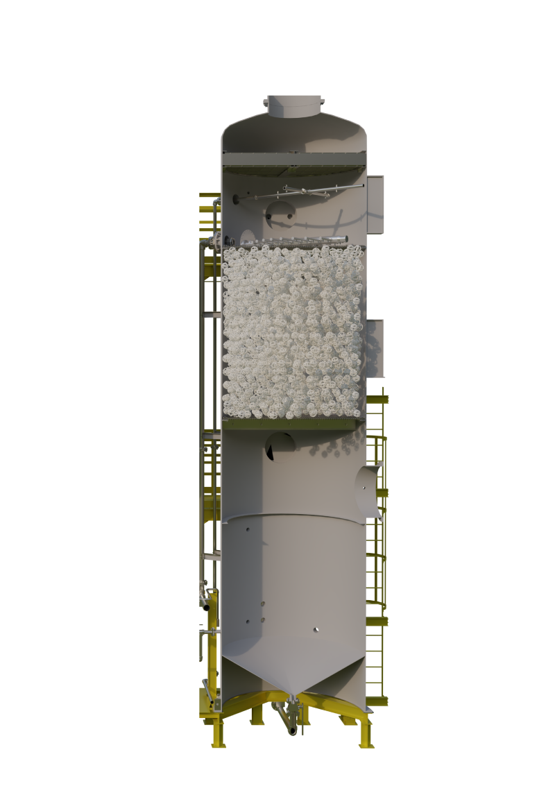 Torre de lavagem da codelco 1